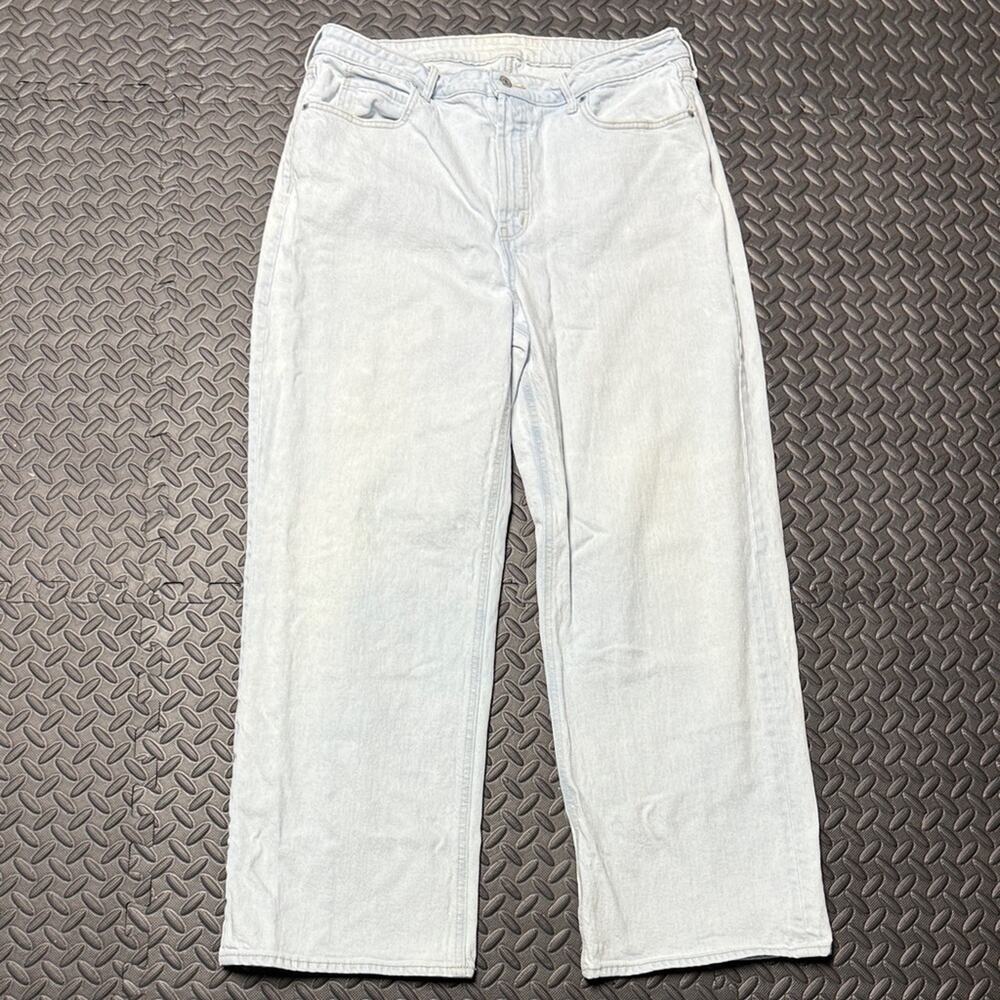Old Navy Women’s Light Blue Wide Leg Denim Jeans Size 16